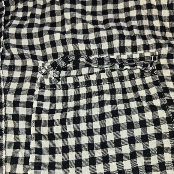 Abercrombie & Fitch Checkered Long Sleeve Cropped Soft Womens Flannel Size Small - Picture 5 of 8